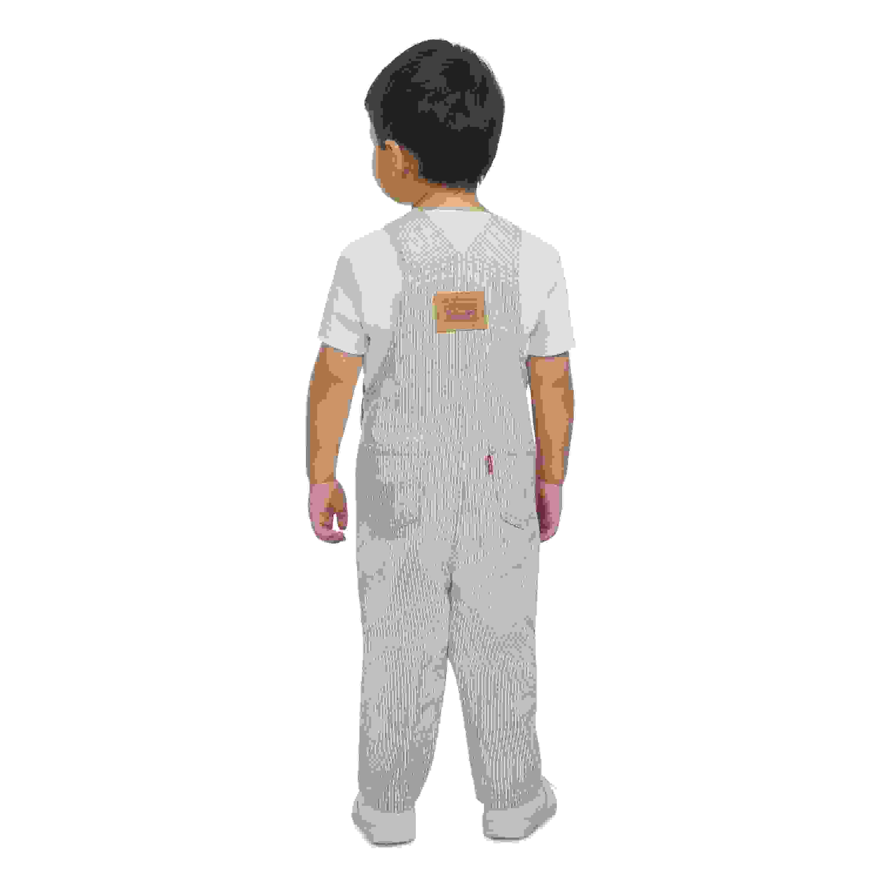 Levi's Railroad Stripe Toddler Boys' Tan Overalls